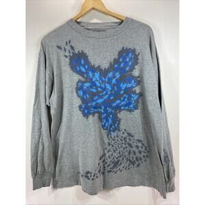 Zoo York Gray Long Sleeve Cockroach Graphic T-shirt Size Large 46” Read All